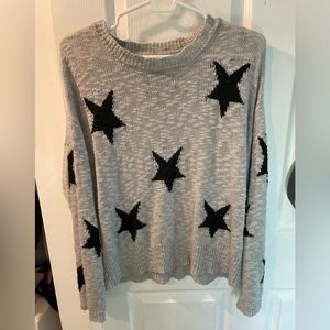 Elan grey star sweater